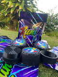 DOPE World “Takeover” toothless herb grinder - Black Runtz